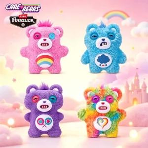 Genuine Fuggler Plush Doll ZURU Funny Ugly Monster Soft Stuffed Figure Cartoon Bear Collectible 9inch Toy Decor Birthday Gifts