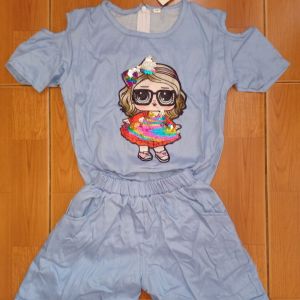 setelan denim anak