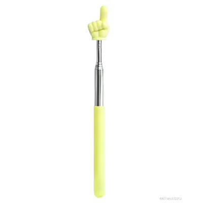 Multifunctional Teaching Stick Supplies Teacher Whiteboard Pointer Teaching Tool Non-slip Handle 68cm retractable finger reading stick JS-018-SG