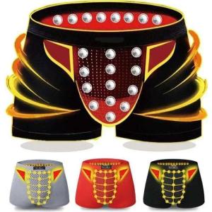 L-6XL 2023 New Mens Physiological Underwear Men Enlargement Underpants Health Boxer Shorts Tourmaline Prostate Magnetic Therapy