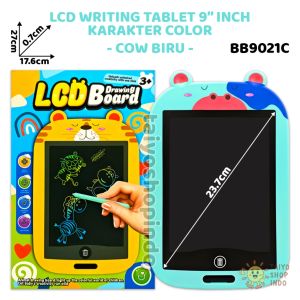 TAIYO LCD Writing Tablet 9 Inch Color Karakter Hewan Gambar Hand Drawing Board Papan Tulis Edukasi