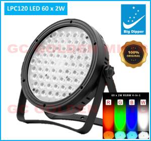 Big Dipper LPC120 LED 60x2W RGBW 4-IN-1 SLIM Par Light lpc120 (ALL ORIGINAL)