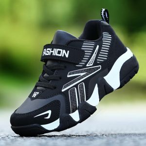 Boys Shoes 2025 Autumn Leather Waterproof Anti Slip Childrens School Sports Shoes Sports Slass Running Shoes Size 28-40 Age 4-18yrs