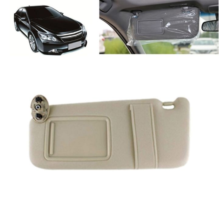 For 07-11 Toyota Camry W/O Sunroof Beige Sun Visor Left & Right Side - Foto 13
