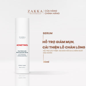 Tinh chất Retinol Zakka Naturals dành cho da dầu mụn - Acnetinol 30ml