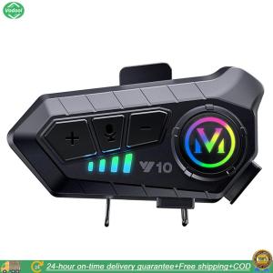 [Vodool Park City] BT 5.3 Helmet Headphone Smart Noise Reduction Multitasking Audio Motorcycle Intercom HiFi Level Sound Quality Waterproof for Ski/Dirtbike/Snowmobile