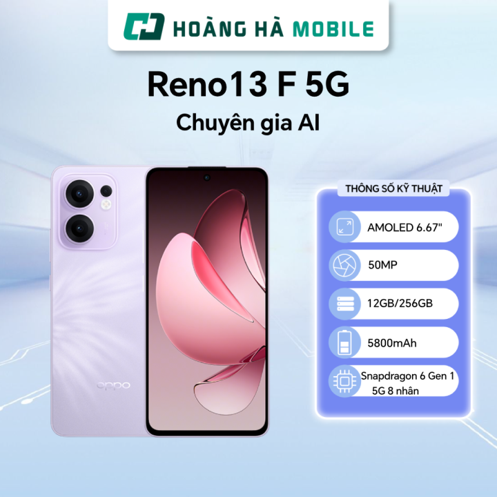 Điện thoại di động OPPO Reno13 F 5G 12GB/256GB - Chính hãng