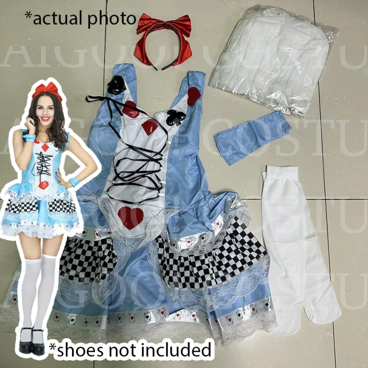 Alice in Wonderland Costume for Women Disney Cosplay for Female Adults Book  Movie Character Lazada PH