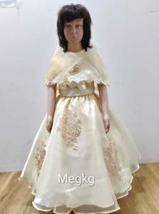 for BUWAN NG WIKA at United Nation 3n1 Elegant Modern Filipiniana MARIA CLARA with Alampay and Free Brooch