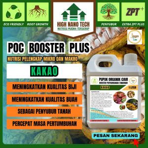 Pupuk Organik Kakao 1 Liter Mempercepat Masa Tumbuh Buah Lebih Besar Dan Padat