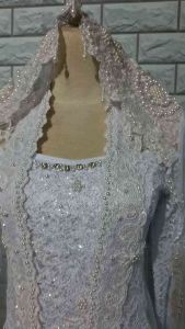 set kebaya akad nikah kebaya brukat kutubaru kebaya manten putih