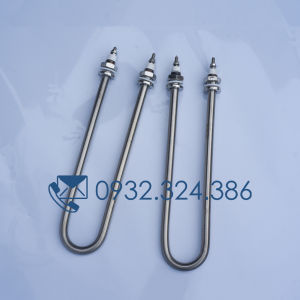 (LOẠI 1) Thanh nhiệt điện trở chữ U đơn chiều dài 20cm điện áp 220Vchất liệu inox 304 dùng để nấu nước nóng nồi phở nấu cháo