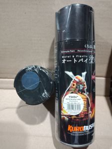 Pilok Pylok Cat Samurai Matte Black Grey Y9494*  400ml Cat Semprot Samurai