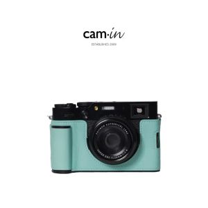 Roadfisher Vintage Retro Genuine Leather Cowhide Camera Bag Protect Case Cover Base Grip For Fujifilm Fuji X-100VI X100VI
