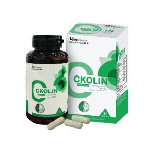 [ HÀNG CHÍNH HÃNG] Hoạt huyết dưỡng não CKOLIN Nhập khau Pháp - Giúp tăng cường tuần hoàn não lưu thông máu lên não  suy giảm trí nhớ  phòng ngừa tai biến  mất ngủ  đau đầu  đau mỏi vái gáy - hộp 30 viên.