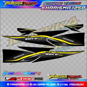 STRIPING VARIASI HONDA KARISMA / STIKER LIST MOTOR HONDA KARISMA