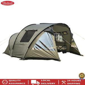 [90%OFF] Camping Tents Tunnel Tent 210T Taffeta with Screened Porch Glamping Tents for Bikepacking/Motorcycle Hiking Mountaineering