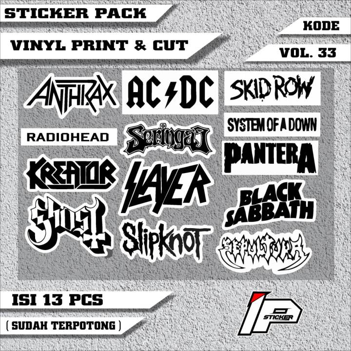 Sticker pack VOL.33 (1 lembar isi 13pcs) - Sticker Pack Variasi List ...