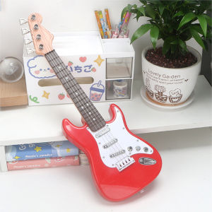 4 Strings Electric Guitar Toy Kids Playable Musical Instrument Early Education Mainan Gitar Kanak