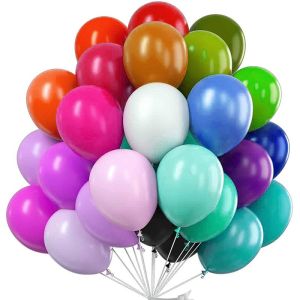 50pcs/lot Birthday Balloons 10inch Latex Balloons Gold Red Pink Blue Pearl Wedding Party Balloon Ball Kids Toys Air Ballons
