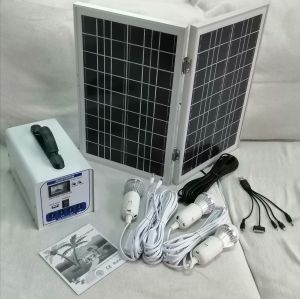 12000mAh Indoor Outdoor Portable Solar Generator Power Station Power Bank Emergency Light Fast Charging SPS-1212 - Solar System Advanced Model