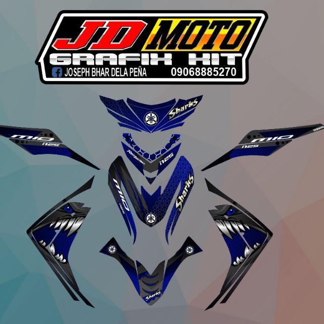 NEW Yamaha mio i 125 decal set | Lazada PH