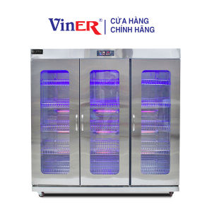 [VINER CHÍNH HÃNG] Tủ sấy bát Viner 3 cánh 2 lớp quạt gió