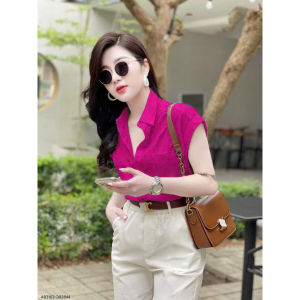 Áo sơ mi nữ tay hến áo sơ mi công sớ siêu đẹp phong cách thời trang V888
