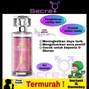 MOAI COLORFUL PHEROMONES PERFUME | PARFUM PRIA WANITA - 50 ML - PINK & GOLD