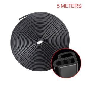 【24h Ship】30/25/16/5M Car Door Protector Seal Strip Rubber Waterproof Soundproof Dustproof Universal Auto Sealing Strips Adhesive