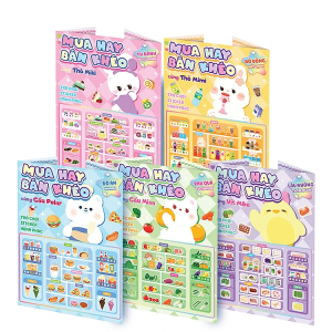 Combo Sách Mua Hay Bán Khéo: Trò Chơi Sticker Hạnh Phúc (5 Cuốn) - Hơn 500 Sticker