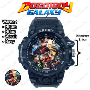 Jam Tangan Anak Laki-Laki Sport Anti Air Karakter Boboiboy Terbaru