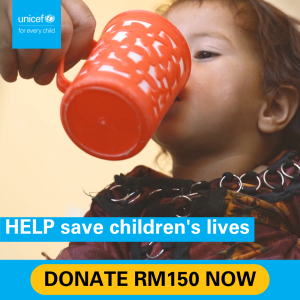 Donate 1 unit of Ceramic Water Filter to a family in need - UNICEF Malaysia
