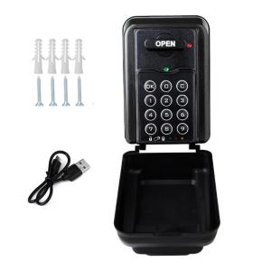 กล่องเก็บของกุญแจกันน้ำสำหรับบ้านโรงรถกล่องกุญแจขนาดใหญ่นอกตู้เซฟกลางแจ้งอะไหล่คีย์ Hider ติดผนัง