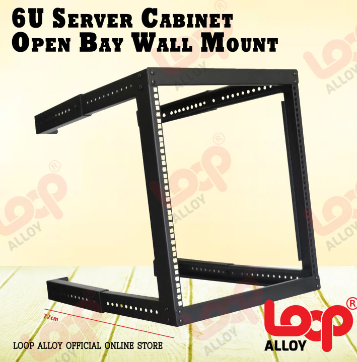 Loop Alloy 6U Server Open Bay Wall Mount 18-30” Depth | Lazada PH