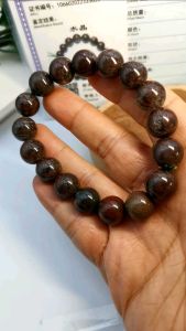 天然红幽灵手串 7/8/9/10/11mm Red Phantom Quartz Bracelet