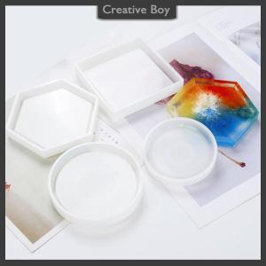 [Creative] Coaster Resin Silicone Cup Mat Pad Mold Jewelry Making Epoxy Mould Tool Craft