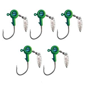 5 cái Móc Mồi Câu Cá mắt 3D Móc Câu Cá xoay sequin Jig mồi khóa đôi hình tam giác phụ kiện câu cá ngoài trời móc