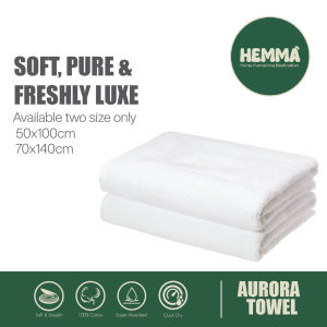 HEMMA Aurora Premium Satin Finish Towels – Soft Hypoallergenic Bath Sheets for Enhanced Hotel Experience