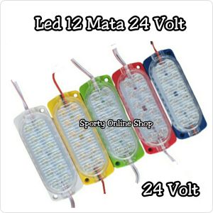 Lampu Led 12 Mata 24 VOLT