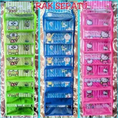 RAK SEPATU GANTUNG KARAKTER HSO 8+1 FULL RESLETING