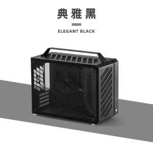 Mechanic Master C30Pro Support 360 Water Cooling or&162mm Air Cooler New MATX Back Plug Motherboard Portable Desktop Aluminum Alloy Chassis