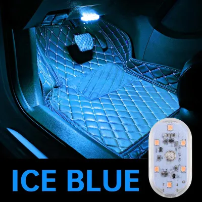 【Free Gifts】New Car LED Touch Lights High Brightness Magnetic Mini Wireless Interior Light USB Rechargeable Auto Roof Ceiling Reading Lamps Rewvvi