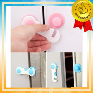 (BELI 1 GRATIS 1) Alat Pengaman Kunci Lemari Laci Serbaguna - Pengait Pintu Lemari Laci Kulkas Baby Safety