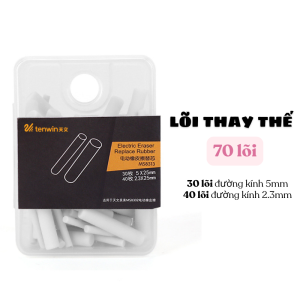 Bút Tẩy Điện Tenwin MS8302-I - Gôm Điện Mỹ Thuật 2 Đầu 2.3mm và 5mm - Cho Học Sinh Mỹ Thuật Vẽ Ký Họa