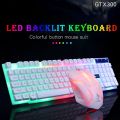 YYDI Keyboard Mouse Bundle Backlit Keyboard Gaming Keyboard Gaming Mouse mechanical keyboard. 