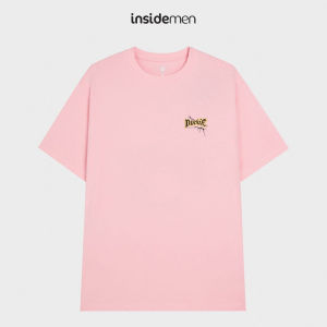 INSIDEMEN - Áo Thun Ngắn Tay Nam Form Rộng ITS056S3