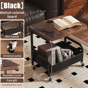 Kitchen Rak Dapur Multi-Tier Storage Cart Standing Bedside Table Living Room Sofa Side Table Snack Storage Rack Office Trolley