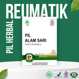 (obat reumatik 100% jamu) PIL ALAM SARI GUCI PUSAKA 180 PIL
