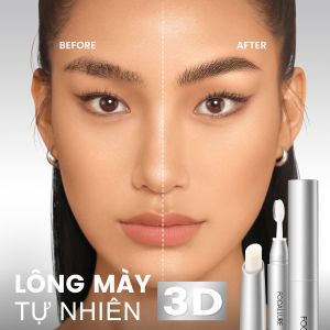 Focallure Pro-set Bút kẻ lông mày dạng sáp 2-in-1 không thấm nước lâu trôi Bàn chải tích hợp Nhẹ Không bết dính Tạo hình Lông mày tự nhiên Không bong tróc Không có cặn Không màu